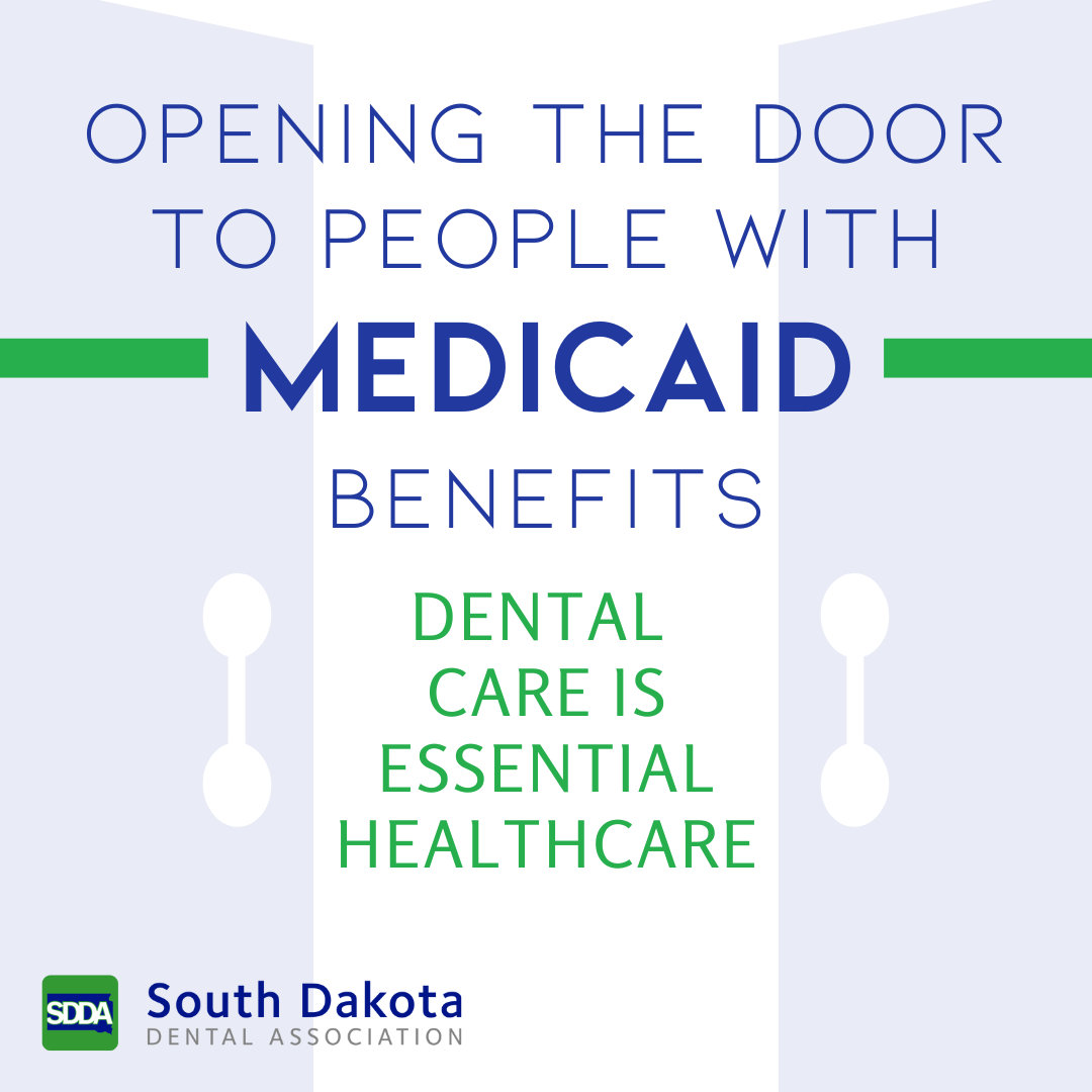 Medicaid logo with door